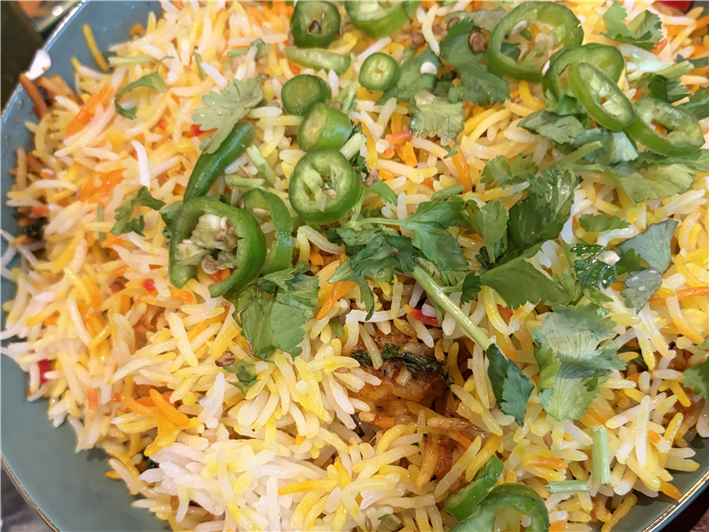prawn biryani